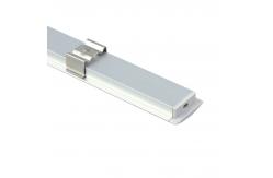 China PC Diffuser Cover LED Plaster Profile , U Channel LED Aluminum Profile supplier