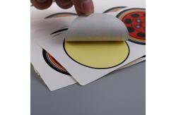 China Permanent Printed Self Adhesive Labels Private Logo Glossy Lamination supplier