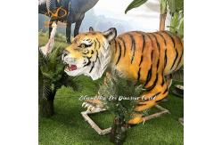 China Realistic Animatronic Animal Tiger Head for Zoo Park and Exhibition supplier