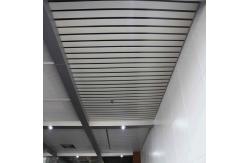 China Fireproof U Strip Aluminum Metal Ceiling 0.8mm Thickness supplier