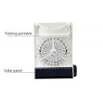 Rechargeable Mini Solar Powered Outdoor Fan 4 In 1 Multi Function for sale