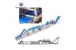China Fruit and vegetable selection  washing and drying production line supplier