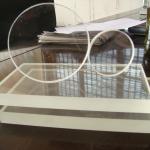 18 Mm Thickness Radiation Shielding Window Glasses 3.69 Mmpb Lead Equivalence Xray for sale