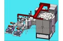 China Arc Evaporation Chrome Plating Equipment , Hand Shower Silver Pvd Coating Equipment supplier