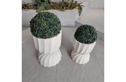 China Customized Fiber Clay Planter Waterproof For Flower / Green Plant supplier
