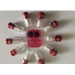 SGS Empty Plastic Pill Bottles 13mm One Capsule Bullet Shape