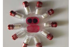China SGS Empty Plastic Pill Bottles 13mm One Capsule Bullet Shape supplier