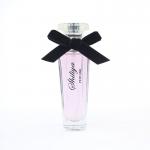 China Elegant  Perfume Bottle Decorative Bow Velvet Ribbon Pre-tie bow with elastic loops for sale