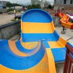 Small Boomerang Water Slide Children Fiberglass Swimming Pool Slide for sale
