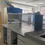 200-250 Kg Load Capacity Customized Number Of Drawers Lab Island Bench With Customized Handles for sale
