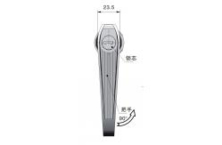 China T Shape Garage Door Handle Lock Electronic Box Zinc Alloy Lock supplier