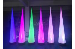 China High Tear Strength Inflatable Cone 100 - 240 V LED Power Long Life Time supplier