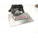 85x54mm Custom Enamel Metal Membership Card Colored Glossy