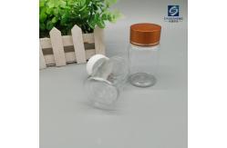 China PS Empty Plastic Pill Bottles 10ml Cylindrical Tablet Containers supplier