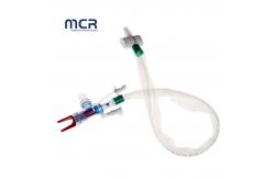 China Disposable Supply Automatic Flushing Closed Suction Catheter with Double Swivel Elbow 72h supplier