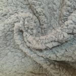 Dyed Polyester Cloth Material Polyester Plush Sherpa With Custom Design for sale