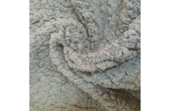 China Dyed Polyester Cloth Material Polyester Plush Sherpa With Custom Design supplier