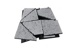 China Impact Resistant Ceramic Wear Tiles Cylinder Hexagonal Ceramic Rubber Composite Liner supplier