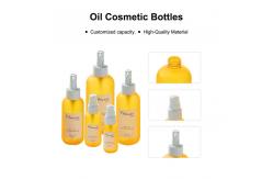 China White Oil Cosmetic Bottle 150ml 200ml 300ml Gold Shoulder Perfume Oil Bottle supplier