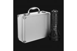 China Search Rescue Powerful Tactical Flashlight , Black Sd75 Lumintop Flashlight supplier