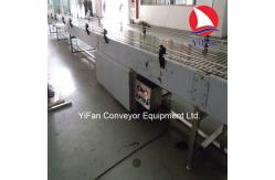 China Stainlees Steel Slat Chain Conveyor with Good Load Capacity supplier