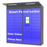 Postal Service Collect Parcel Locker System Last Mile Click For Europe Market for sale