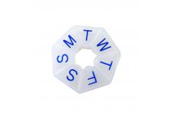 China 7 Sided Weekly Pill Reminder Container Medicine Box Organizer With Lock supplier