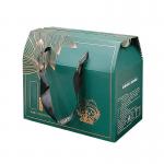 Reusable Cardboard Food Packaging Box Takeaway Kraft Gable Boxes With Handle