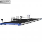 Powerful Gantry Laser Cutting Machine With Water Cooling Cypcut Control System And AC380V/50Hz Power Supply for sale