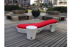 China High Heel Shoes Shaped Cane Daybed , White Resin Wicker Daybed supplier