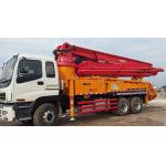 2011 Year Used Concrete Pump Truck Mounted Sany 37m With Isuzu Chassis 5 Sections for sale