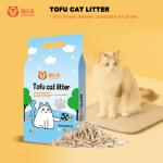 Say Goodbye to Odors Tofu Cat Litter 98.99% Deodorizing Eco-Friendly for sale