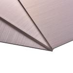 Silver Gold Black Tea Brushed Aluminum Composite Panel Waterproof for sale