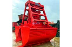 China 12CBM Radio Clamshell Grab Bucket Remote Control For Bulk Material supplier