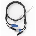 XLR Female and Male Powercon Combination Cable 5pin DMX SJT Signal and Power in 2in1 Hybrid Communication Cables for sale