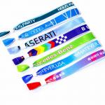 Perfect Woven Cloth Wristbands for Your Event Various Sizes OEM Accepted for sale