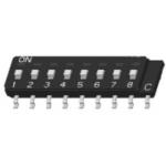 SMD SIP / DIP Switch 25mA 24VDC With Thermoplastic Actuator for sale