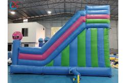 China Digital Printing Inflatable Combos Stitch Inflatable Bouncy House With Slide supplier