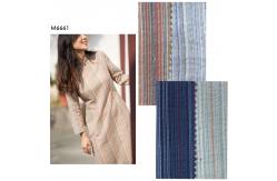China Stonewashed 80gsm-150gsm Check And Stripe Fabrics Yarn Dyed Linen For Clothing supplier