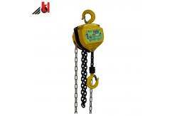 China 2200 Ib Steel Lifting Chain Block Lightweight Alloy Cover Chain Pulley supplier