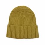 Common Fabric Knit Beanie Hats Custom Logo In Embroidery Pattern