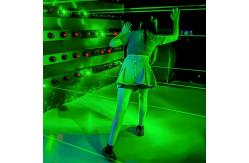 China Indoor Laser Light Game Professionnel Mobile Laser Maze Game With Software supplier