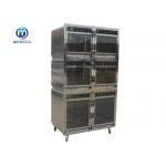 Overall 304 Stainless Steel Pet Display Foster Hospitalization Cage With Round Corner for sale