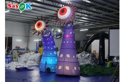 China 190T 4m Inflatable Lighting Decoration LED Eyes Flower supplier