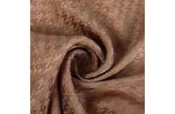 China Soft Smooth Houndstooth Jacquard Fabric Viscose Rayon Fabric supplier