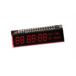 Seven Segment Negative LCD Display With Metal PIn Connector For Electronic Timer for sale