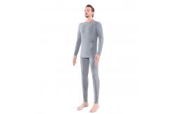 China Long Sleeve T Shirts Heated Thermal Underwear Wireless Remote Control Battery Powered supplier