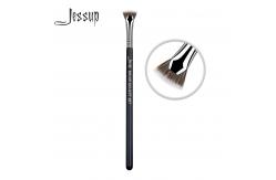 China Black Silver 1pc Jessup Makeup Brush For Eyebrow Eyeshadow Lip supplier