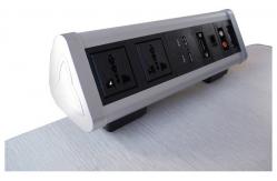 China Surface mount electrical outlet desktop socket /office desk power outlets supplier
