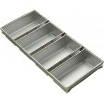 RK Bakeware China Foodservice NSF 904245 Custom Industrial Bakery 3 Strap Bread Pan Bread Tin for sale